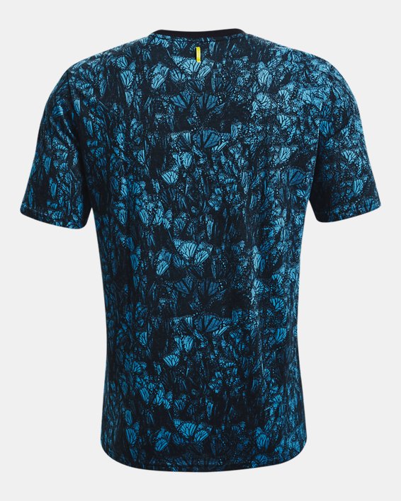 Men's Curry UNDRTD Splash T-Shirt, Blue, pdpMainDesktop image number 5